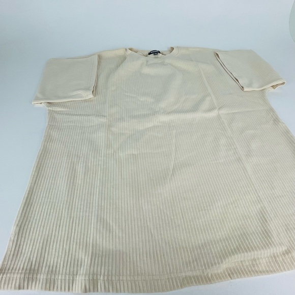 RIBBED TSHIRT AND SHORT SET cream - Picture 3 of 14